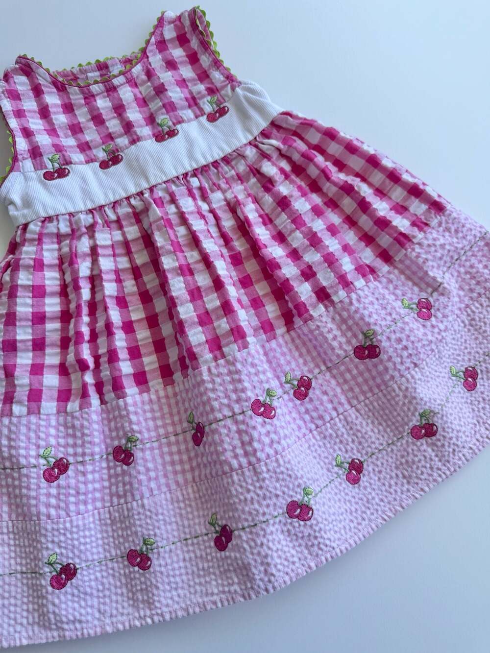 Youngland Dresses Vintage Y2k Youngland Pink Gingham Cherry — free download